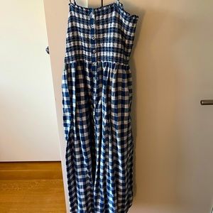 Aerie checkered dress.